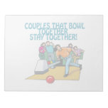 Couples That Bowl Together Memo Pads