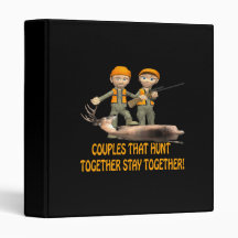 Couples That Hunt Together Stay Together Vinyl Binder