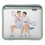 Couples That Tennis Together iPad Sleeves