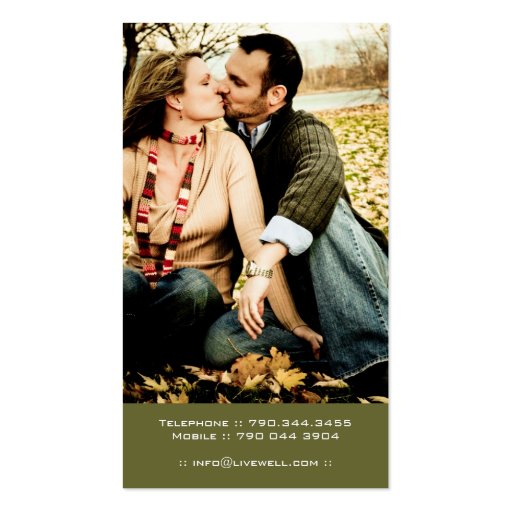 Couples Therapy | Match Maker Business Card (back side)