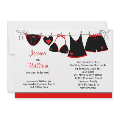 Couples Wedding Shower Invitation