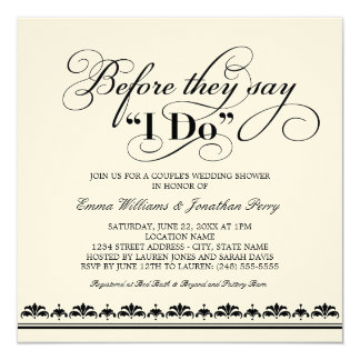 Couple39;s Wedding Shower Invitation Wedding Vows Couple39;s Wedding Shower Invitation Wedding Vows