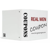 Coupon Binder - Real Men Coupon