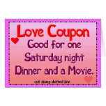 Coupon Movie cards