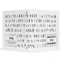 Coupon Organizer - Sophisticated Black &amp; White Binders