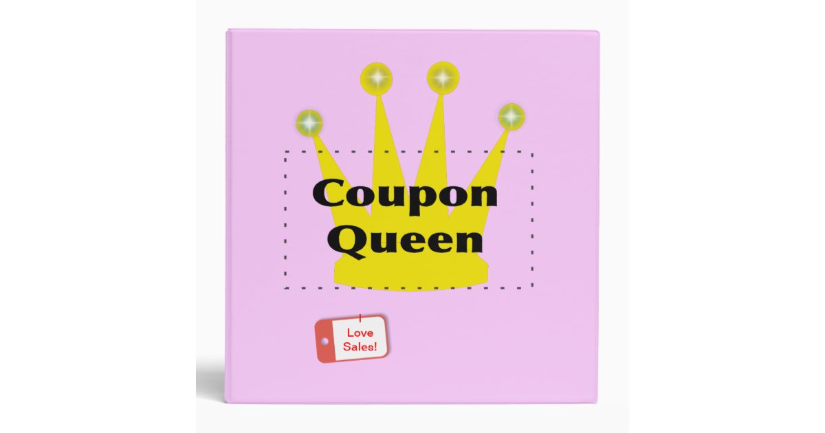 Coupon Queen Avery Binder | Zazzle