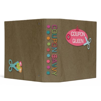 Coupon savvy queen fun 2 inch avery binder