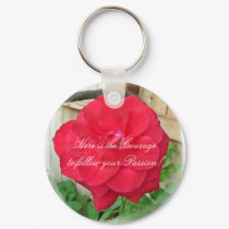 Courage and Passion Keychain by AngBkrDzigns Courage and Passion Keychain