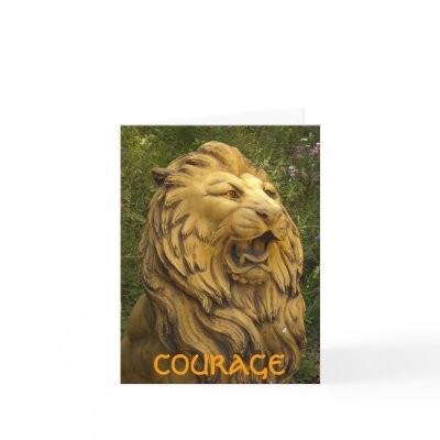 COURAGE GREETING CARDS by skytopian