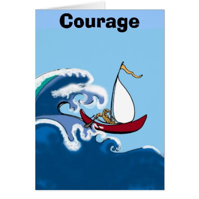 Courage Card by Annaart