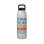 Courage Defined Water Bottle water bottles