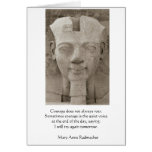 Courage - Egyptian king Card
