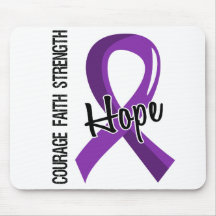 Courage Faith Hope 5 Alzheimer's Disease Mouse Pads