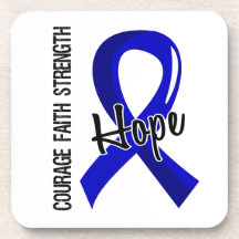 Courage Faith Hope 5 Ankylosing Spondylitis Coaster