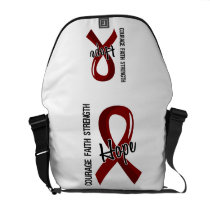 Courage Faith Hope 5 Brain Aneurysm Commuter Bags