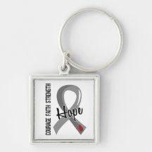 Courage Faith Hope 5 Diabetes Keychains