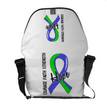 Courage Faith Hope 5 EDS Messenger Bags