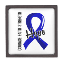 Courage Faith Hope 5 Huntington's Disease Premium Gift Boxes