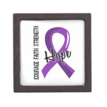 Courage Faith Hope 5 Lupus Premium Jewelry Boxes