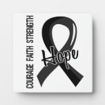 Courage Faith Hope 5 Melanoma Display Plaque
