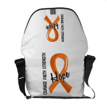 Courage Faith Hope 5 MS Messenger Bags