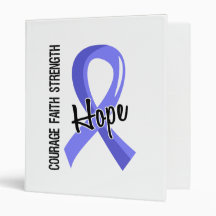 Courage Faith Hope 5 Prostate Cancer Binders