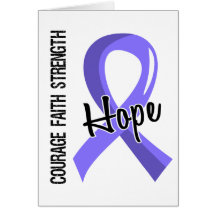 Courage Faith Hope 5 Stomach Cancer Cards
