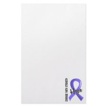Courage Faith Hope 5 Stomach Cancer Custom Stationery