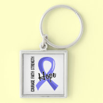 Courage Faith Hope 5 Thyroid Disease keychains