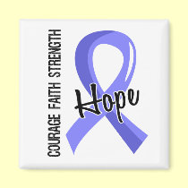 Courage Faith Hope 5 Thyroid Disease magnets