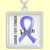Courage Faith Hope 5 Thyroid Disease necklaces