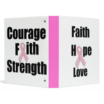 Courage, Faith, Hope, Strength Binder by 2wheeldigitalworks Courage, Faith, Hope, Strength Binder