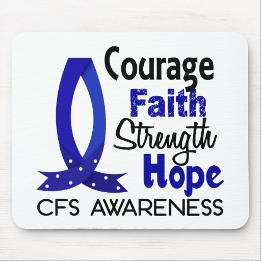 Courage Faith Strength Hope CFS Mouse Pads