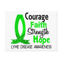 Courage Faith Strength Hope Lyme Disease Postcards