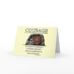 Courage Fantasy (de)Motivator Greeting Cards