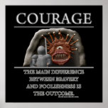 Courage Fantasy (de)Motivator posters