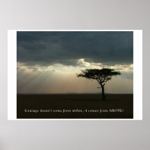 Courage from Above Print