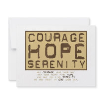 Courage Hope Serenity (1) invitations by jen_m_mabe Courage Hope Serenity (1) invitations
