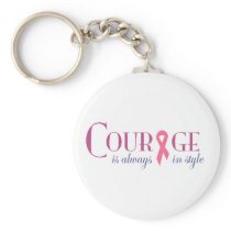 Courage in style key chain