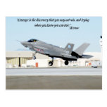 “Courage is the discovery that you may not win, an Post Card