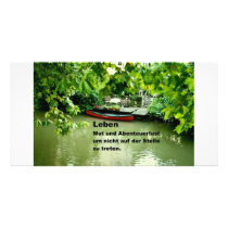 Courage Personalized Photo Card