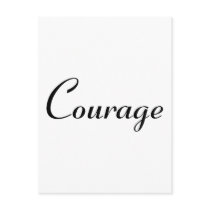 Courage Post Card