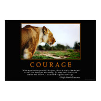 Courage Poster posters