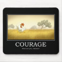 Courage Poster mousepad