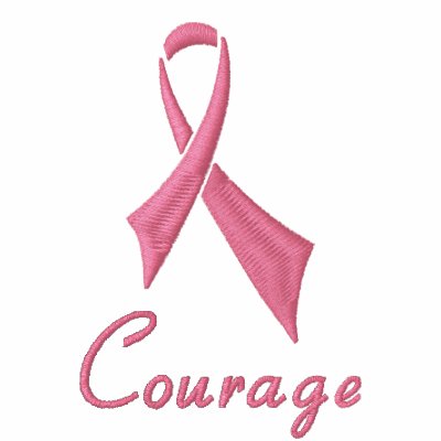 Courage Ribbon Long Sleeve Polo Shirt (Fitt Courage Ribbon Long Sleeve Polo Shirt (Fitt