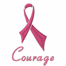 Courage Ribbon Pullover Hoodie embroidered shirts by ThePowerofPink Courage Ribbon Pullover Hoodie embroidered shirts