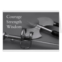 Courage Strength Wisdom cards