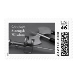 Courage Strength Wisdom REAL POSTAGE STAMPS Stamps
