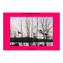 COURAGE THE AMERICAN WAY posters