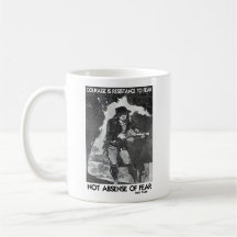 Courage vs Fear - How To Win Mug